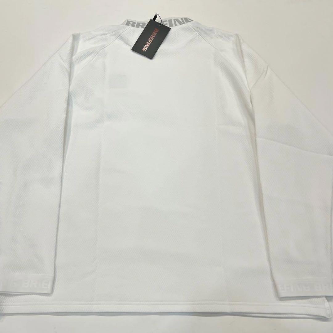 新品　BRIEFING CE NECK LOGO LS HIGHCK RF L