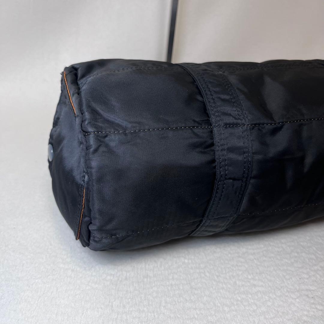 ☆美品☆ ポーター／タンカー ミニボストンバッグ　ダッフル ブラック L