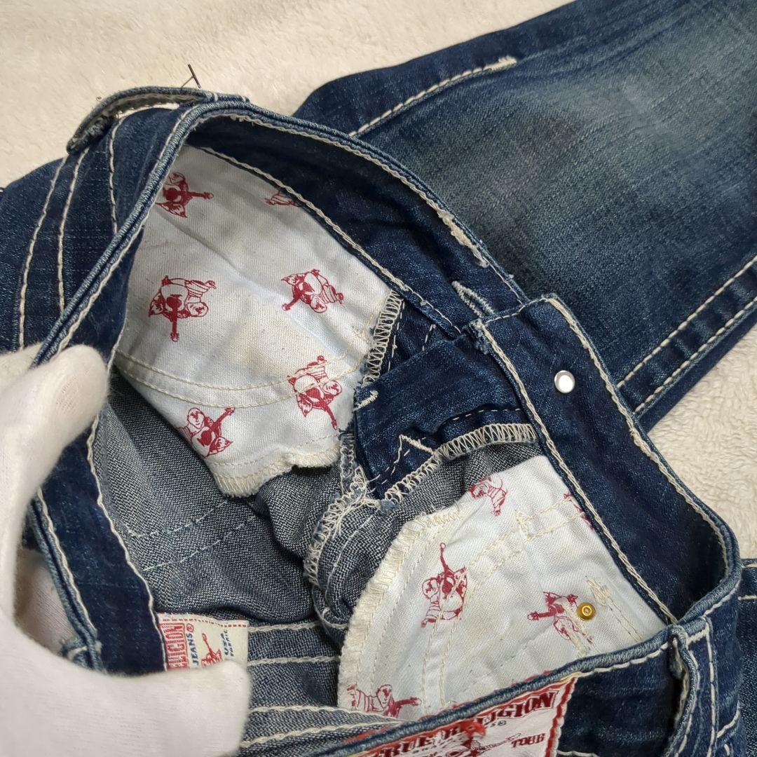 【希少】TRUE RELIGION　JOEY BIG T　スワロフスキー　W23