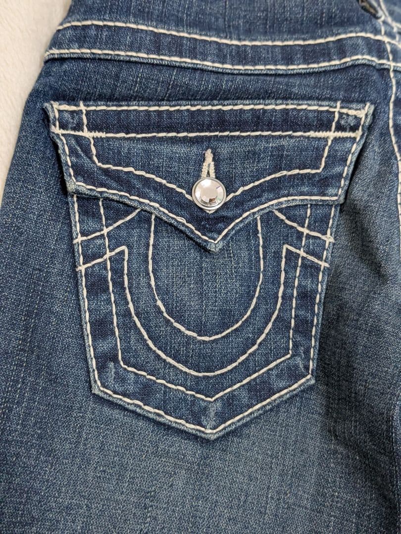 【希少】TRUE RELIGION　JOEY BIG T　スワロフスキー　W23