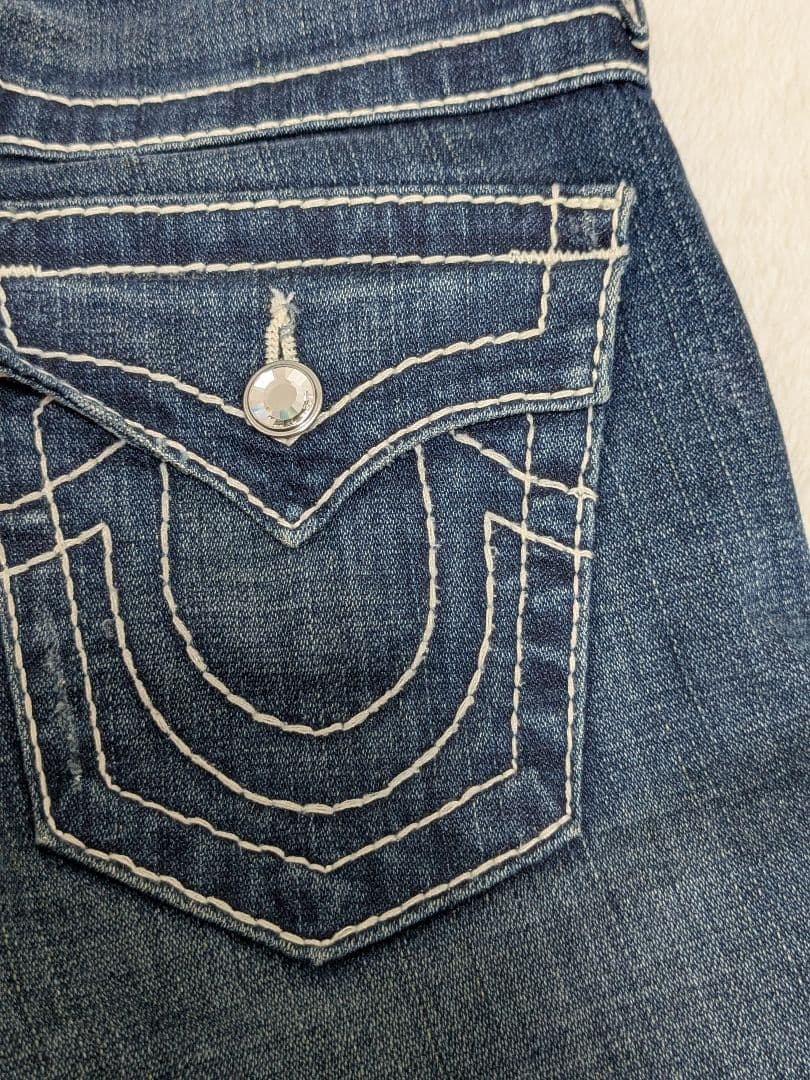 【希少】TRUE RELIGION　JOEY BIG T　スワロフスキー　W23