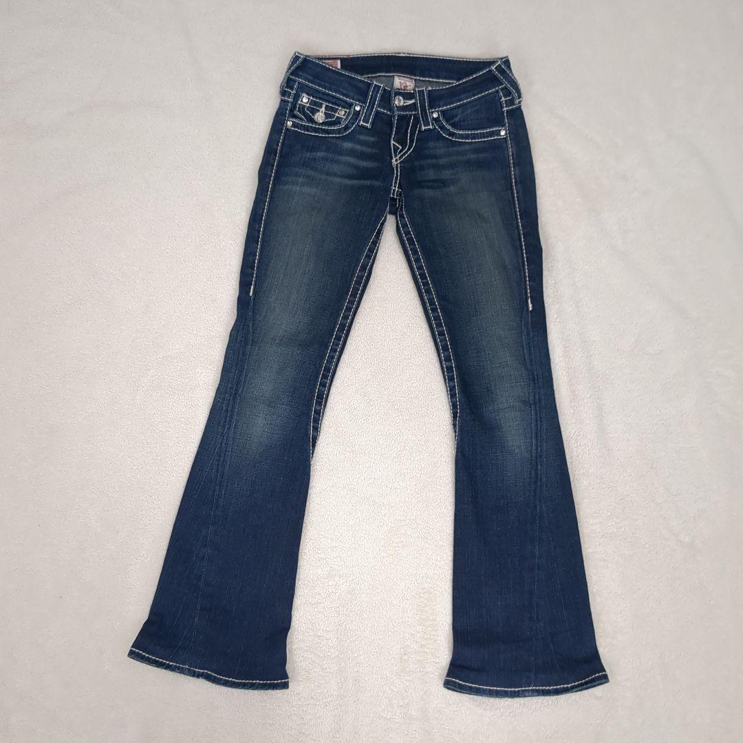 【希少】TRUE RELIGION　JOEY BIG T　スワロフスキー　W23