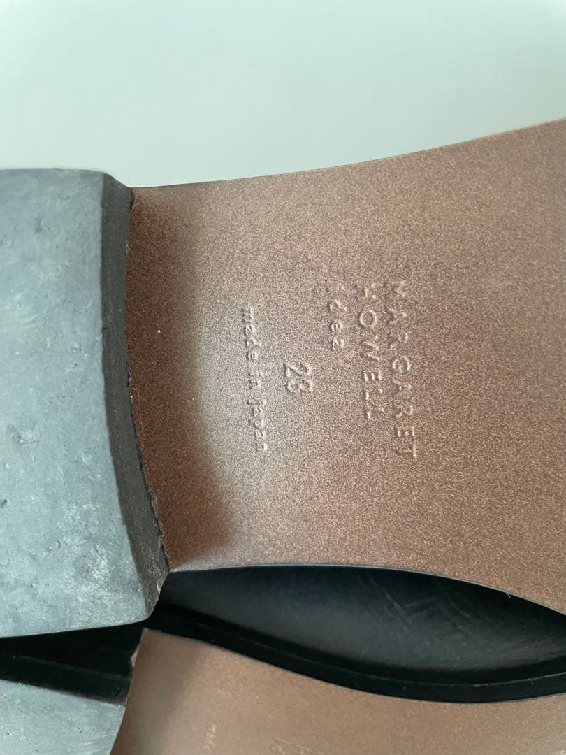 MARGARET HOWELL idea サイドゴアショートブーツ　23㎝