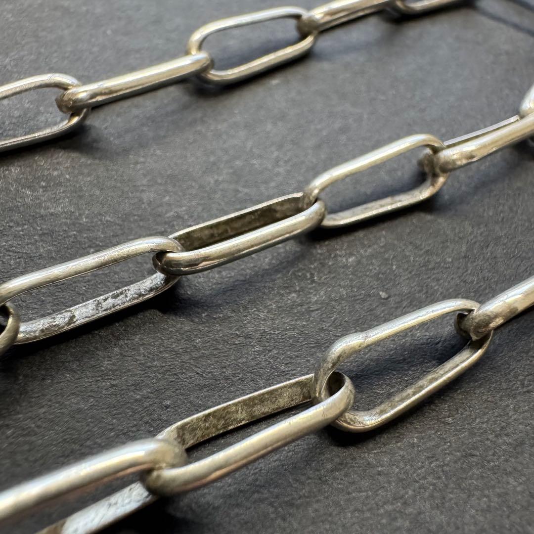 【太め 76㎝】ナバホチェーンネックレス sterling silver