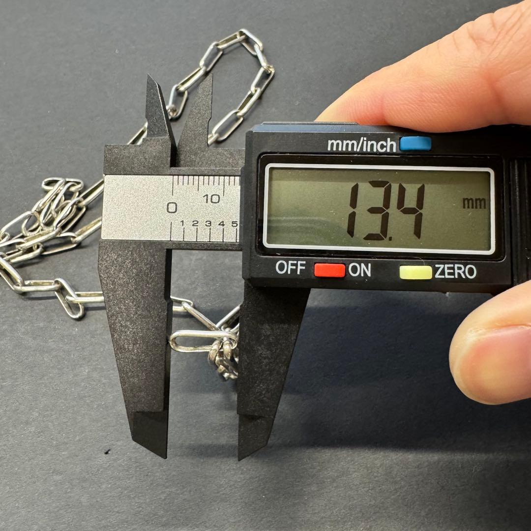 【太め 76㎝】ナバホチェーンネックレス sterling silver