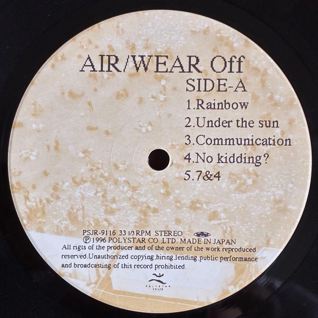 【希少LP】AIR★WEAR OFF限定盤アナログ 特典CD無し送料込み