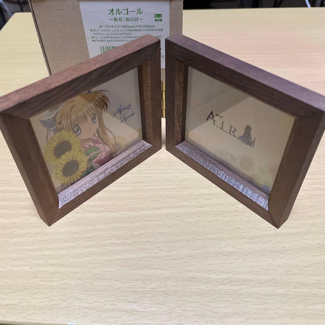 希少AIR 鳥の詩 オルゴール + リボンタイ + キーホルダー　Key