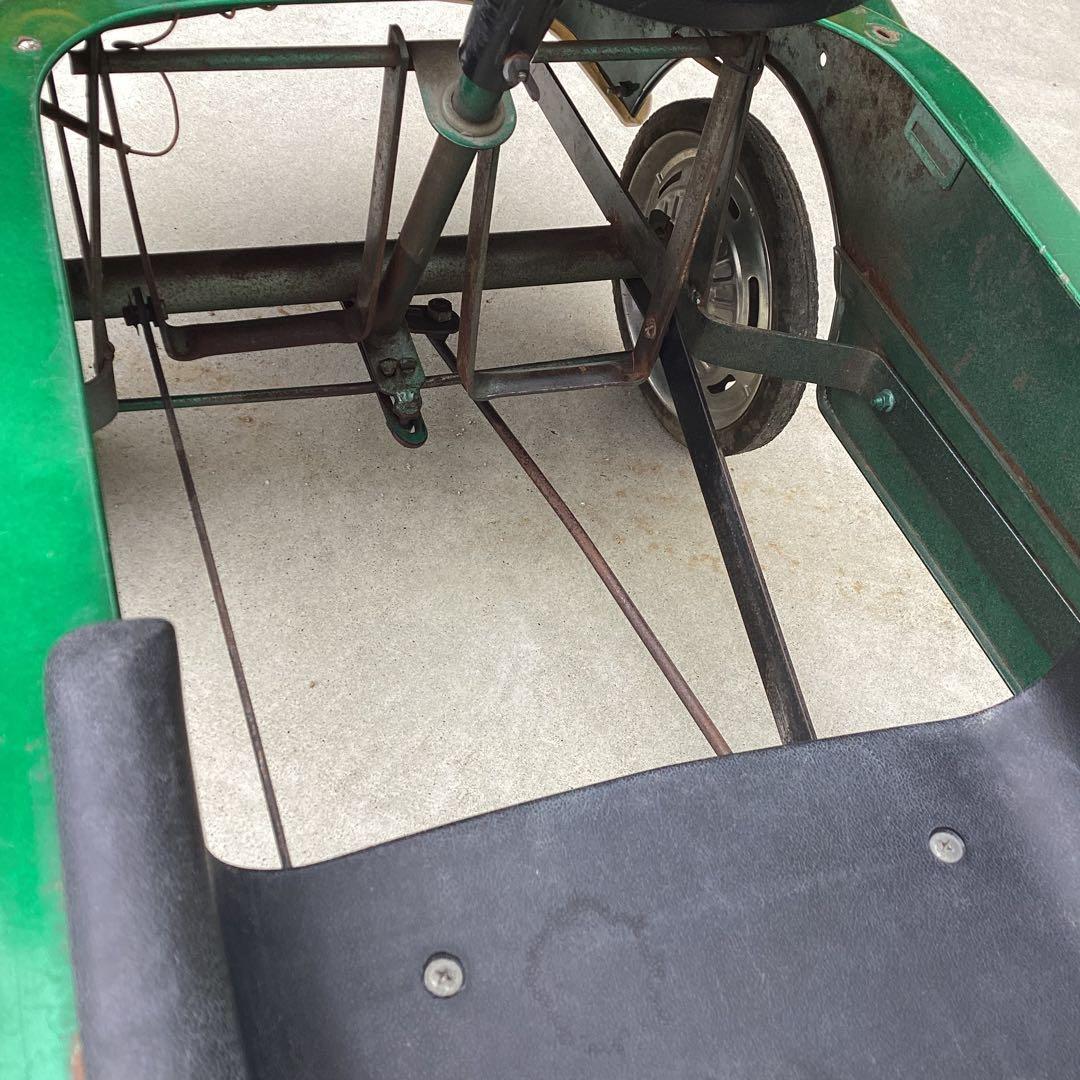 ⭐︎レトロ⭐︎モーリ　ブリキ　手押し　足こぎ　車