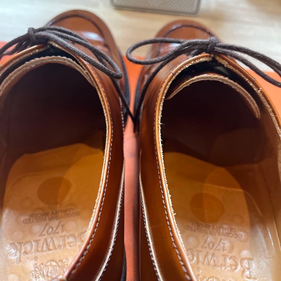 Berwick 4410 Uチップ ブラウン UK8.5 元箱付き