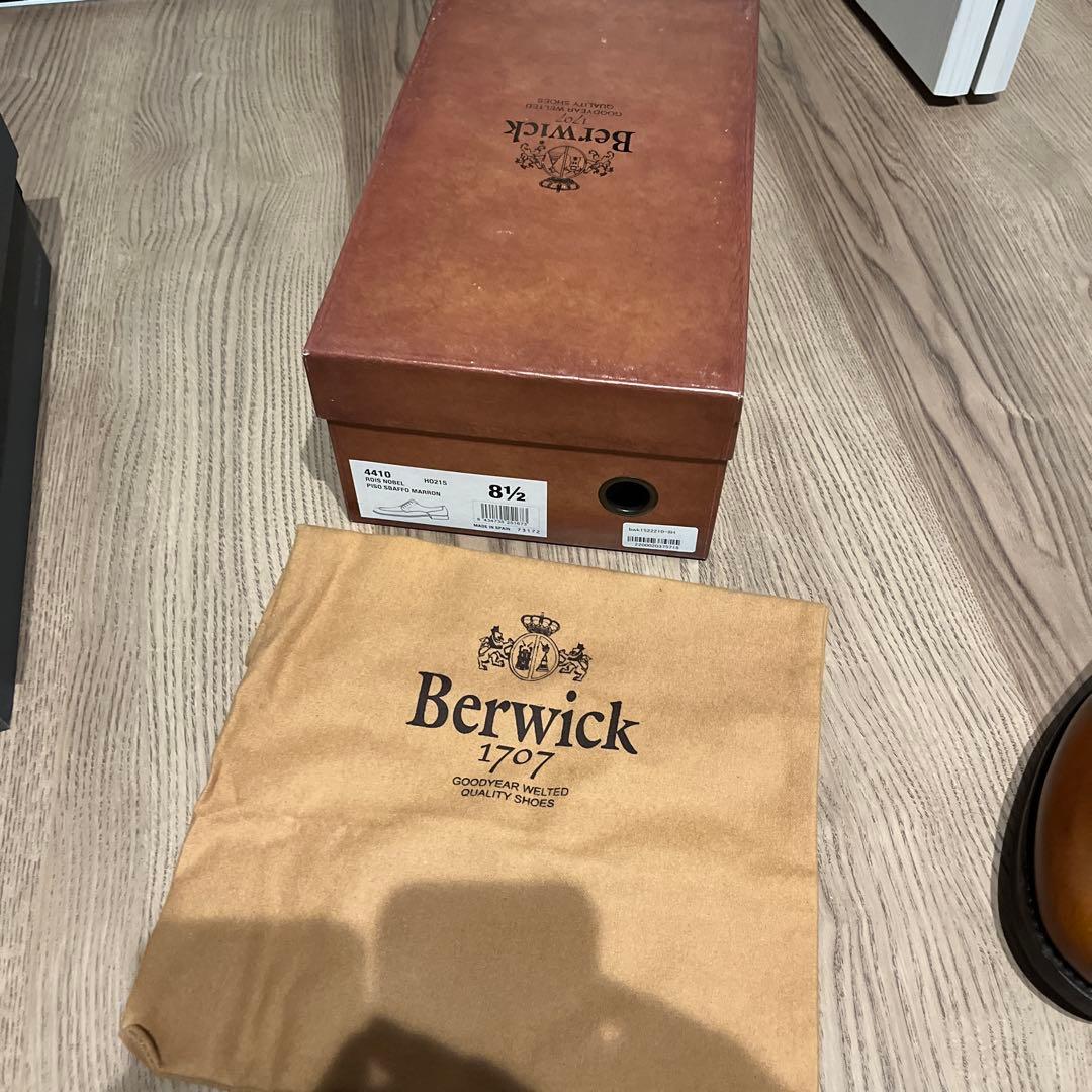 Berwick 4410 Uチップ ブラウン UK8.5 元箱付き