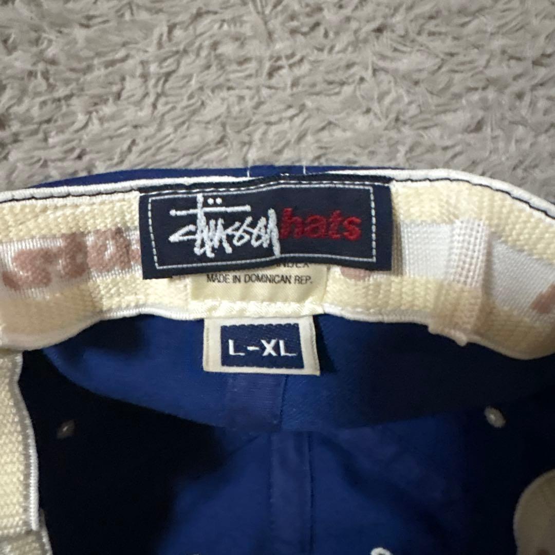 A*U様 old stussy cap 90s 紺タグ サイズＬ～ＸＬカラー ネ
