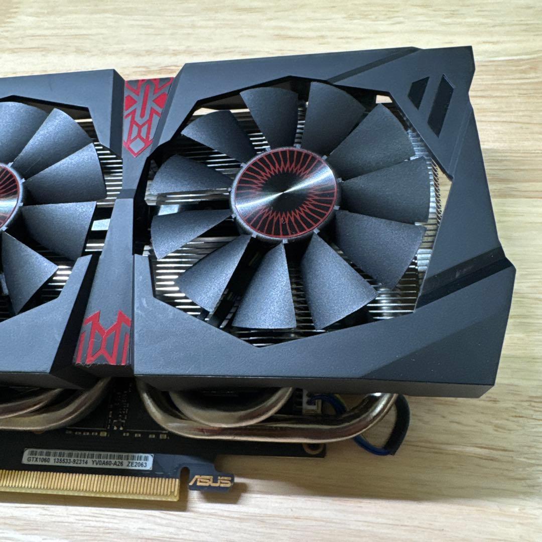グラフィックボード・グラボ・ビデオカード ASUS STRIX_GTX1060_DC206G OC Edition 6GB