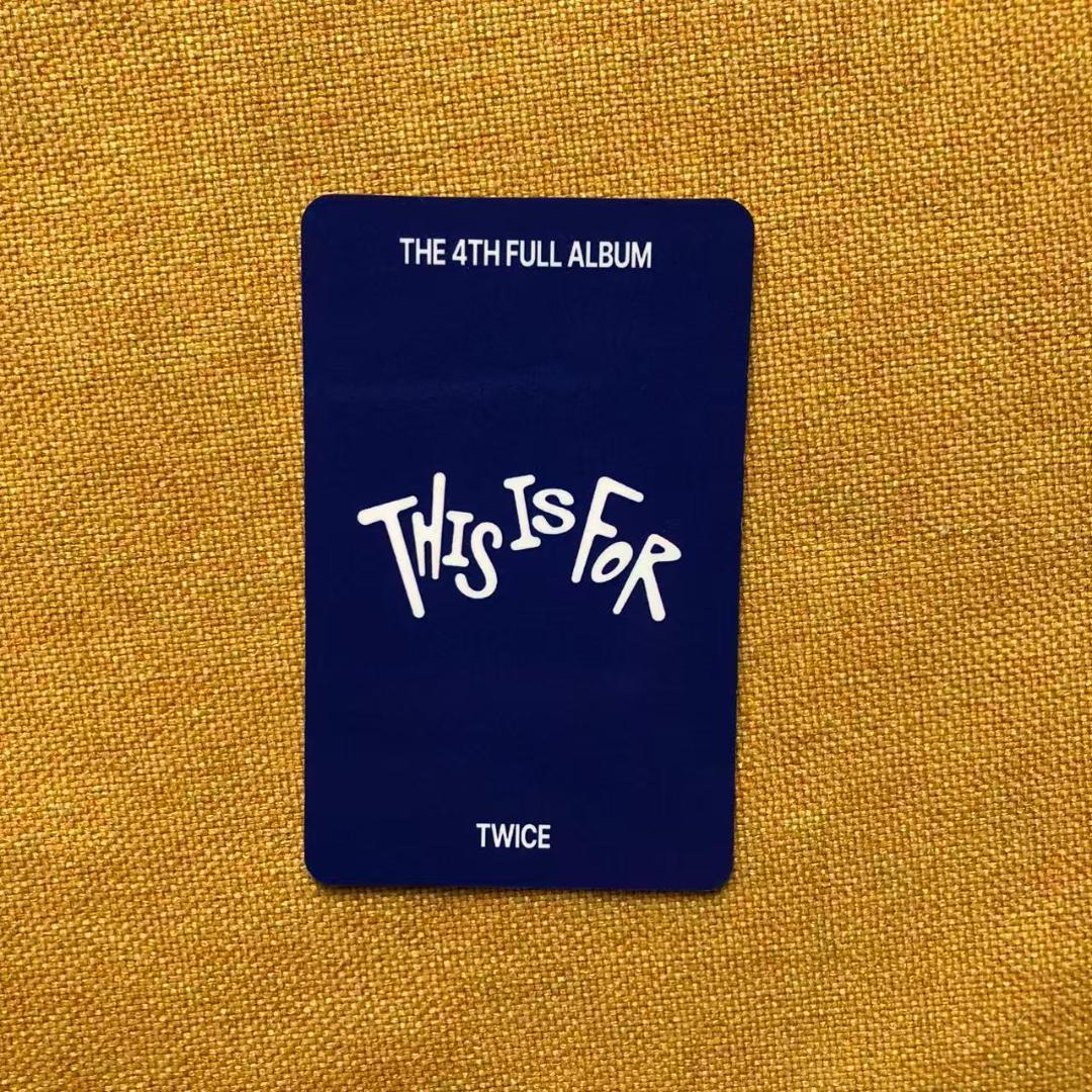 TWICE トゥワイス THIS IS FOR サノク ダヒョン トレカ