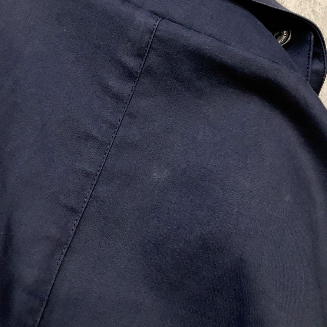 Traditional Weatherwear ステンカラー コート ネイビー