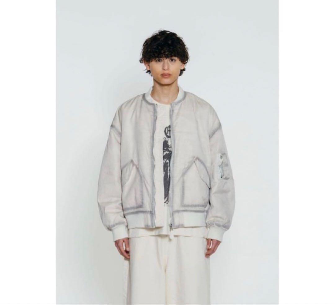 GIDEAL spray paint wash MA-1【white】サイズ2