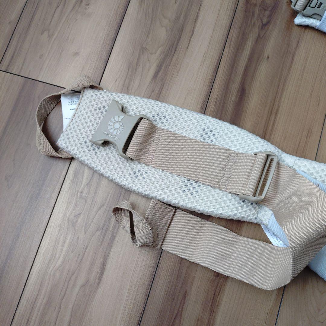 【美品】エルゴ 日本限定カラーergobaby 抱っこ紐ベージュ オムニブリーズ