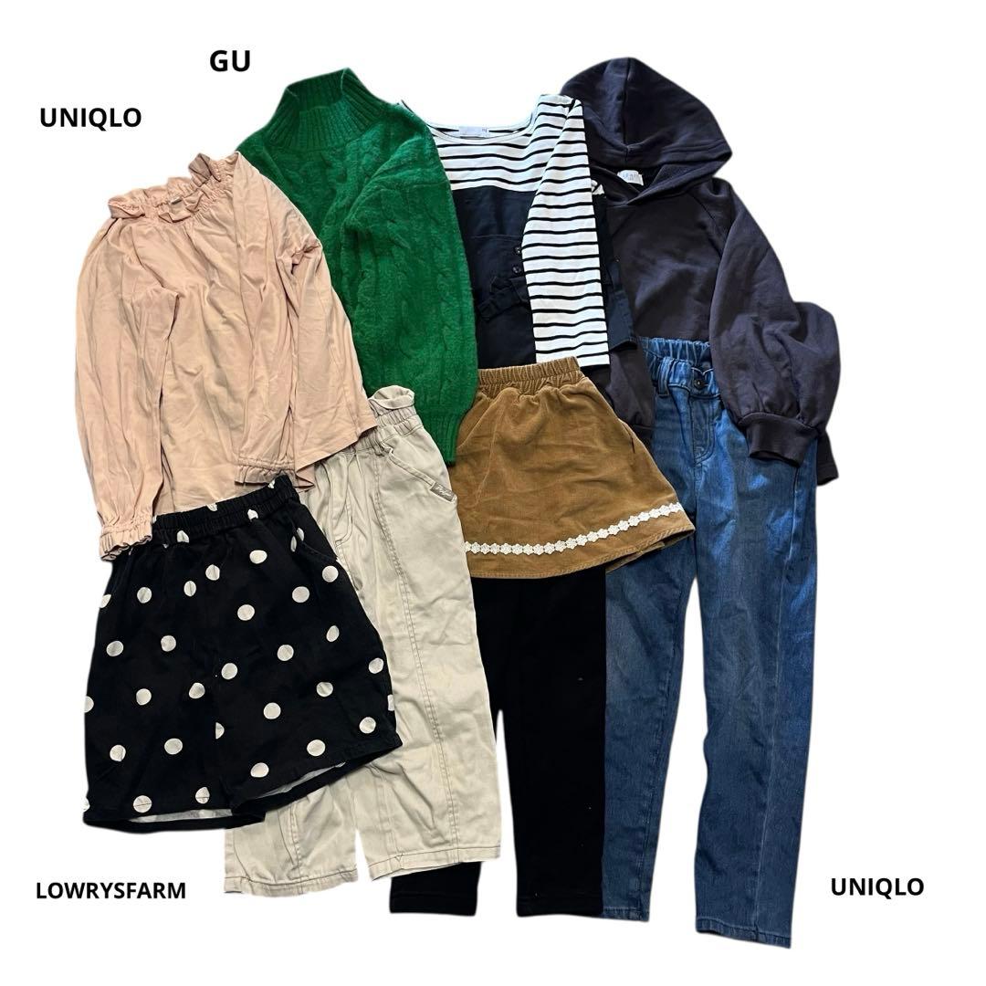 まとめ売り 女の子【120cm】33枚 ブランド多数 子供服 お着替え 秋冬服