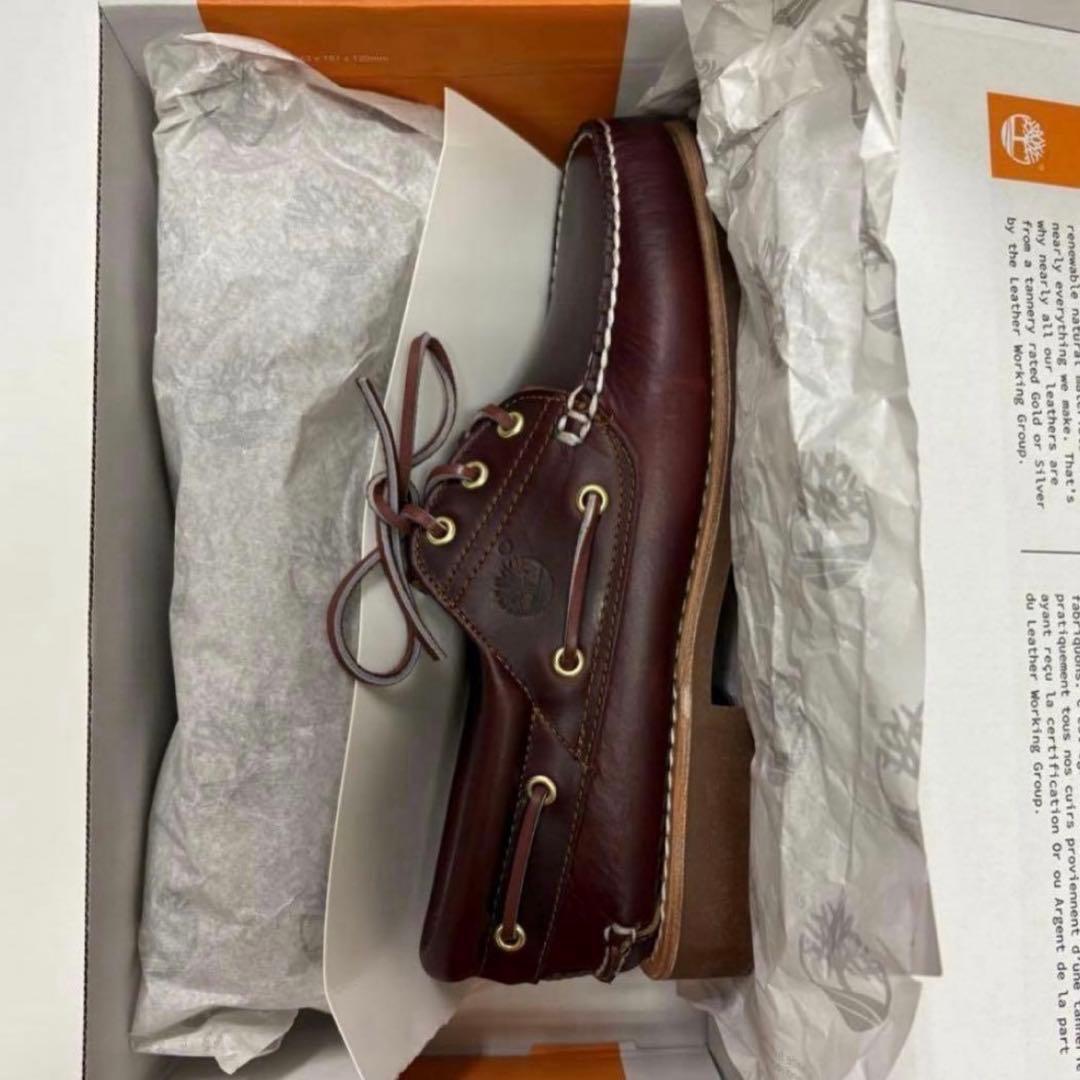 【8H】Timberland 3-Eye Classic Lug バーガンディ