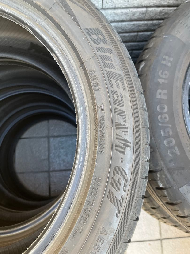 24年11週　ヨコハマ　225/50R17 4本セット　バリ溝　引取り歓迎
