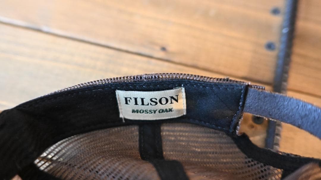 美品【FILSON be MossyOak】 迷彩キャップ