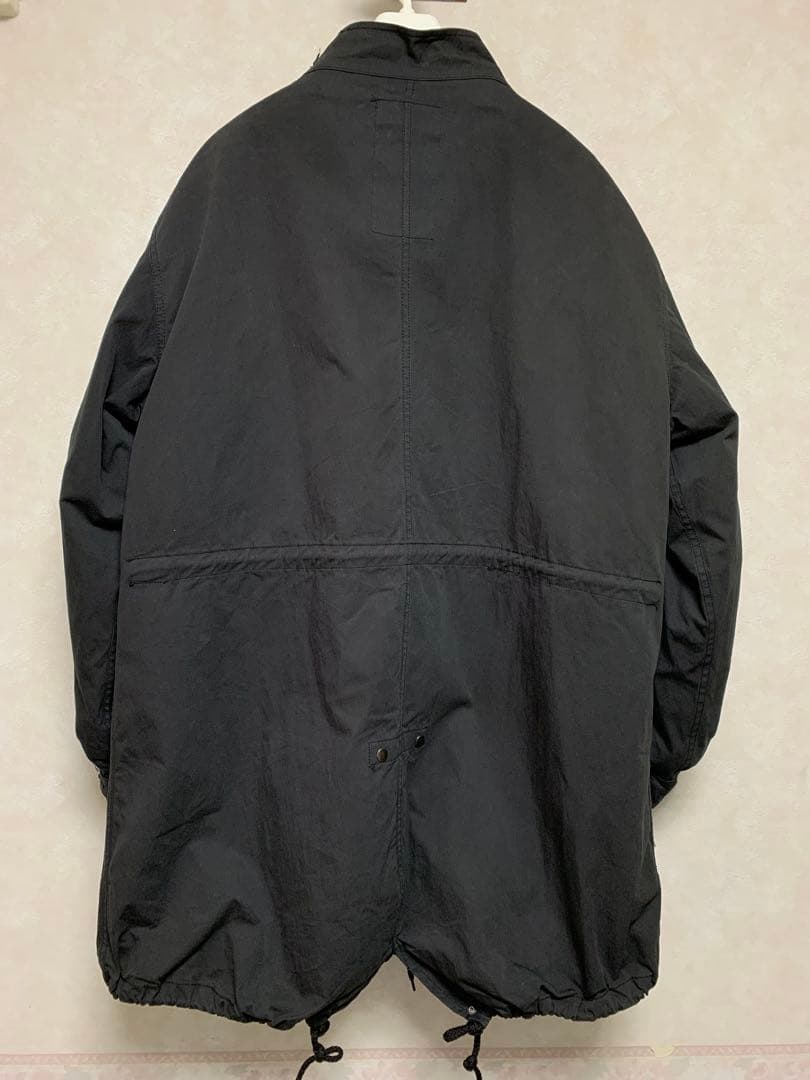 HOUSTON、M-65 フィッシュテール パーカー モッズコート　BLK M