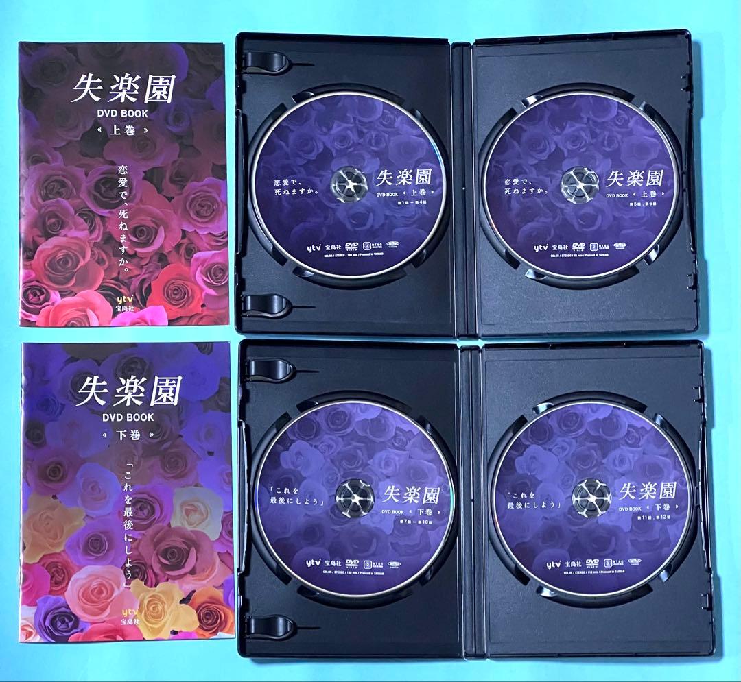 国内ドラマ　失楽園　DVD BOOK 上下巻セット　セルDVD4枚　ワンオーナー