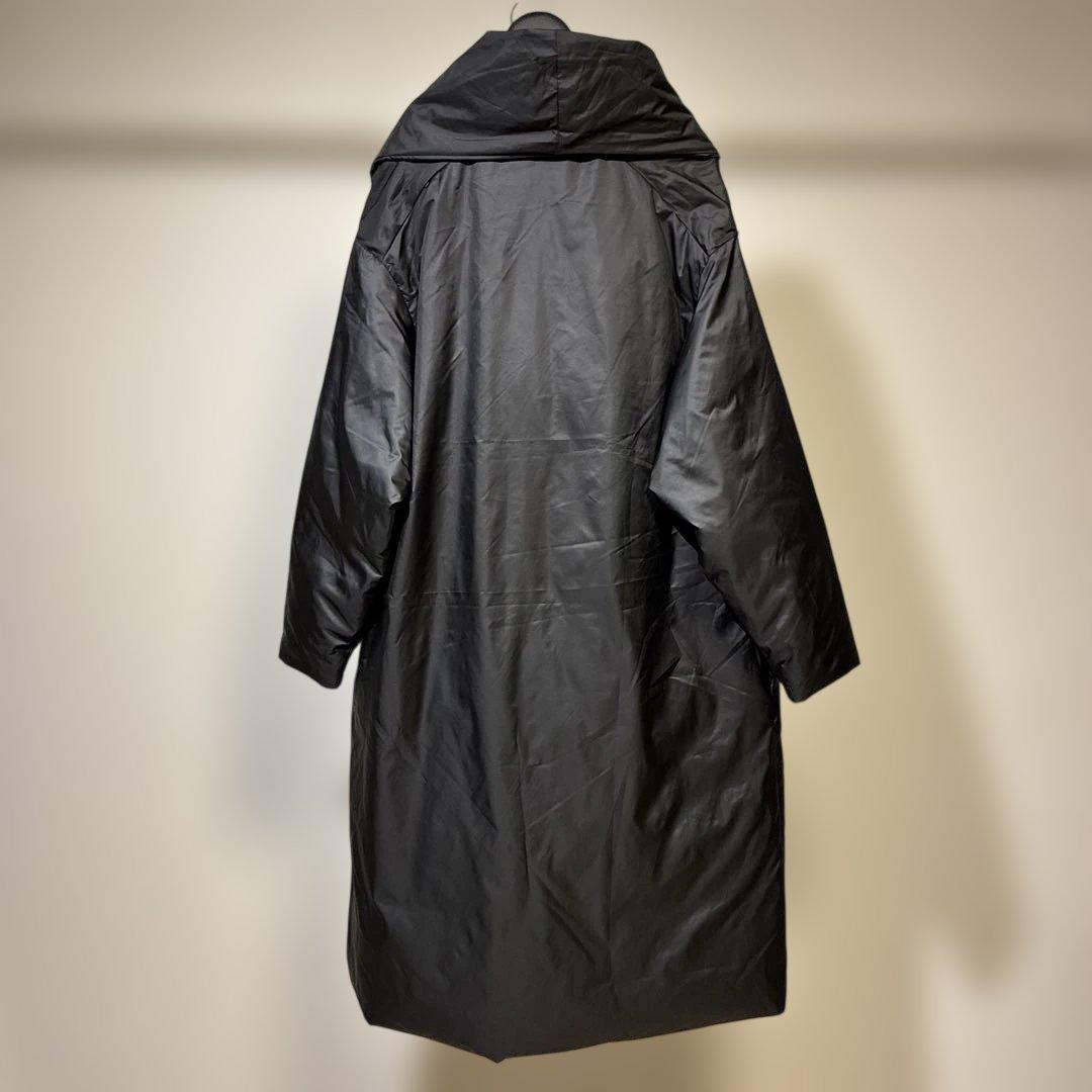 タグ付き新品★mizuiro ind ドレープライトダウンコート★ブラック