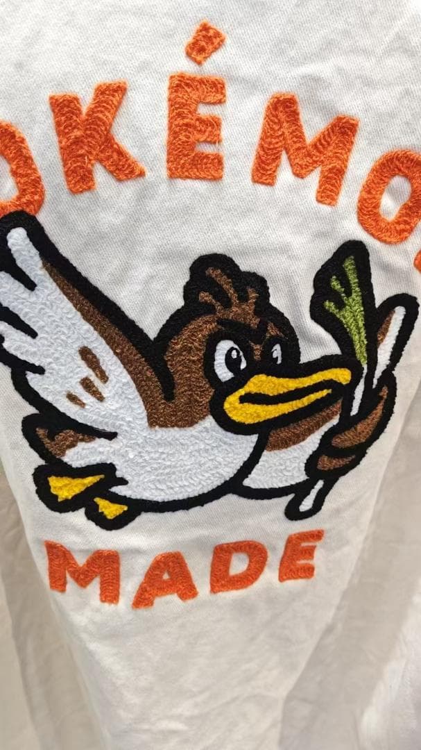 Human Madeポケモン大葱鸭刺繍ジャケット