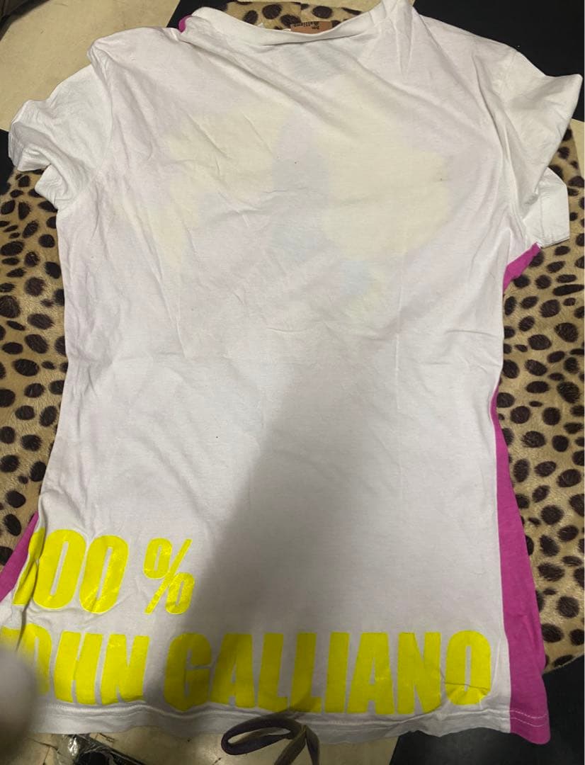 ジョンガリアーノ　ロゴ入り　モンローTシャツ