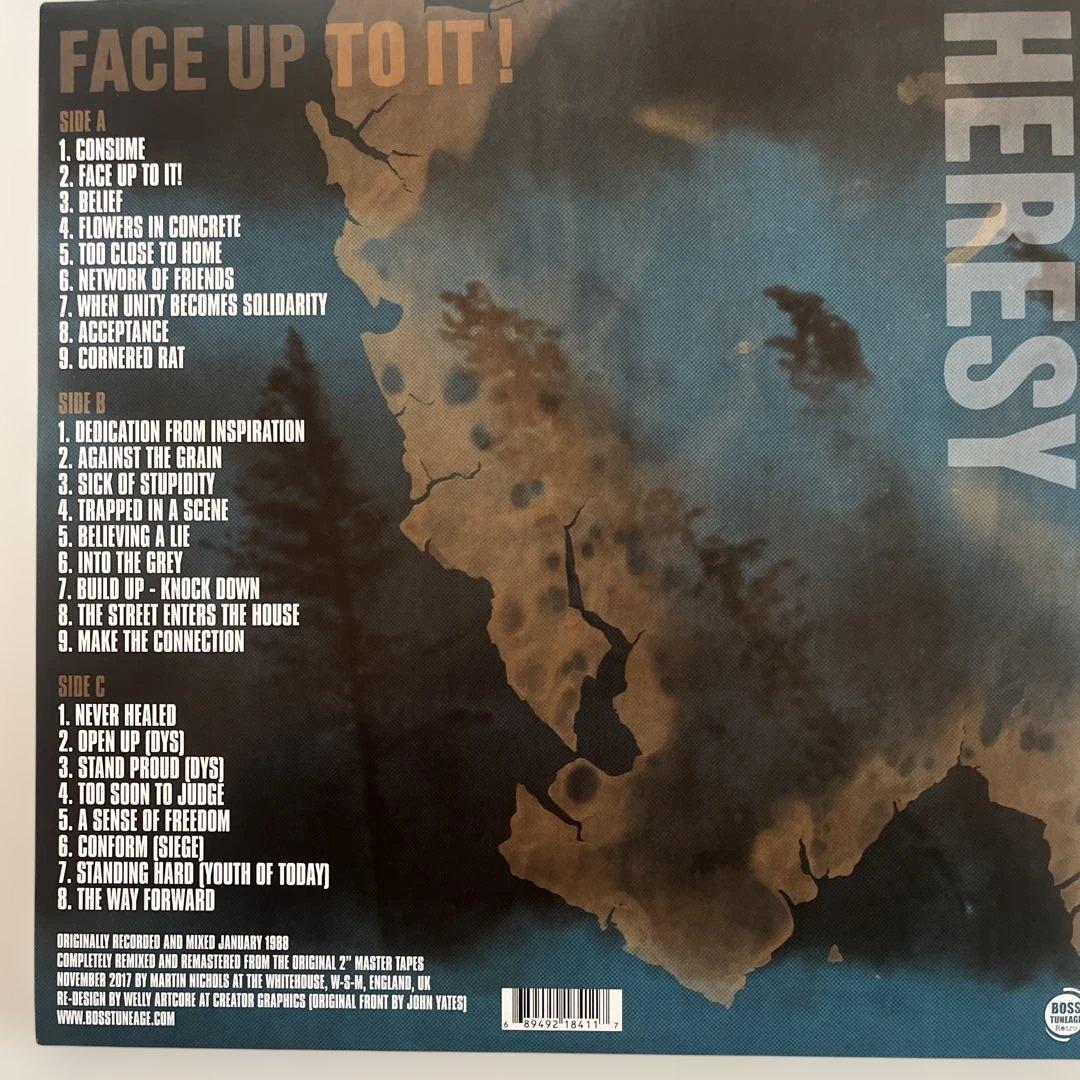 洋楽 HERESY FACE UP TO IT! 2LP+1CD