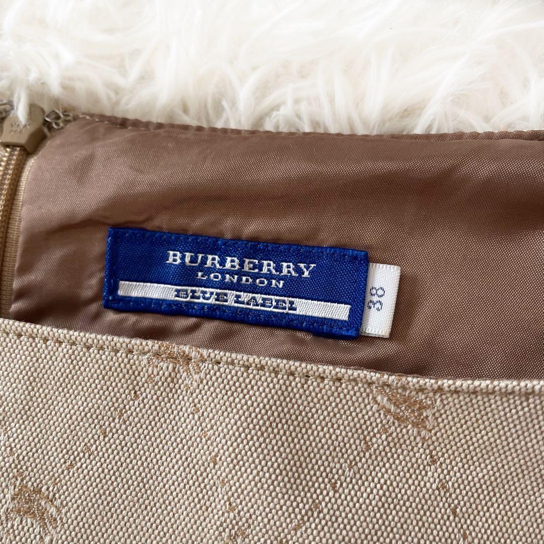 希少 BURBERRY ホースモノグラム 総柄 ノースリーブ ワンピース Y2K