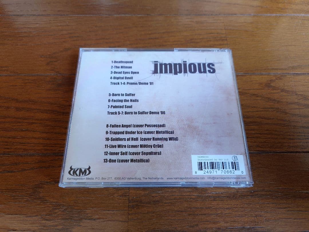 IMPIOUS 1st〜6th ＆ カバー・デモ音源集セット