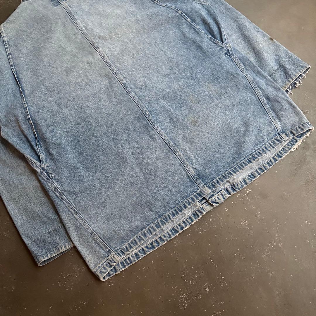 80-90s NIKOTA WORK カバーオール ボロ サンプリング デニム