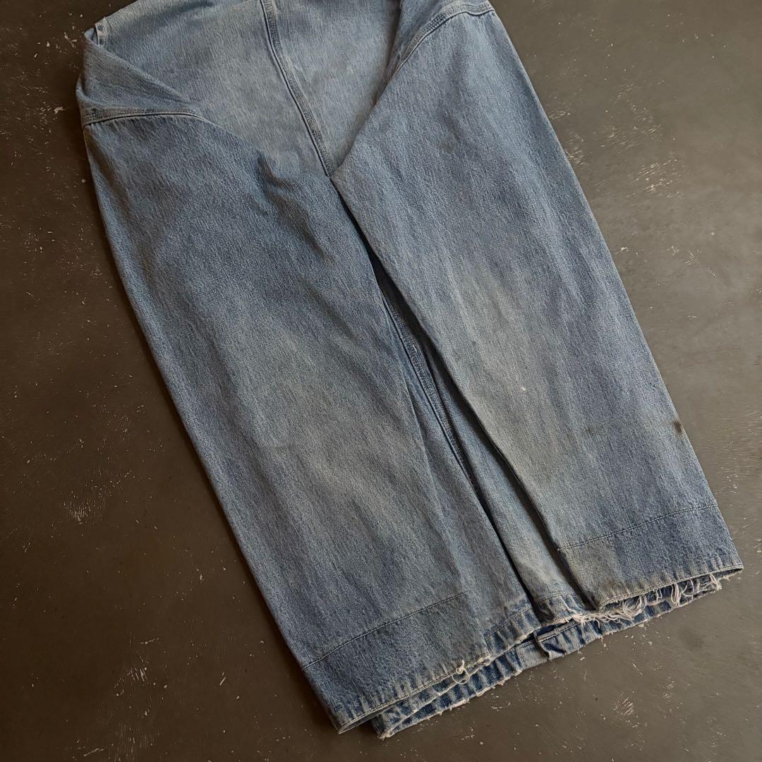 80-90s NIKOTA WORK カバーオール ボロ サンプリング デニム