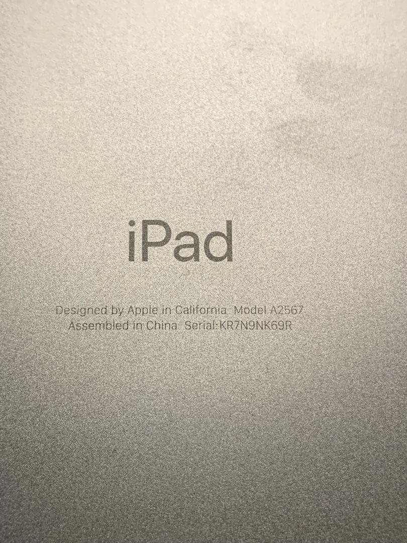 iPad mini (第6世代) 256GB Wi-Fi 完全ジャンク部品取りに