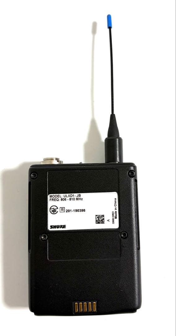 ★美品★ SHURE シュア ULXD1-JB ワイヤレスボディパック型送信機