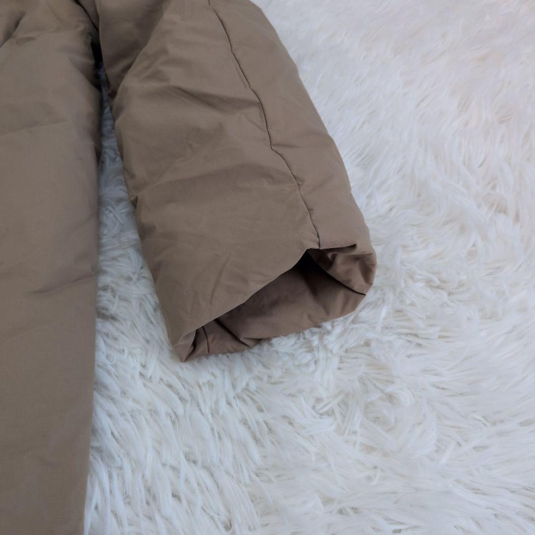 【23区 】マットタフタダウンコート チェスターキャメル 大きいサイズ 46