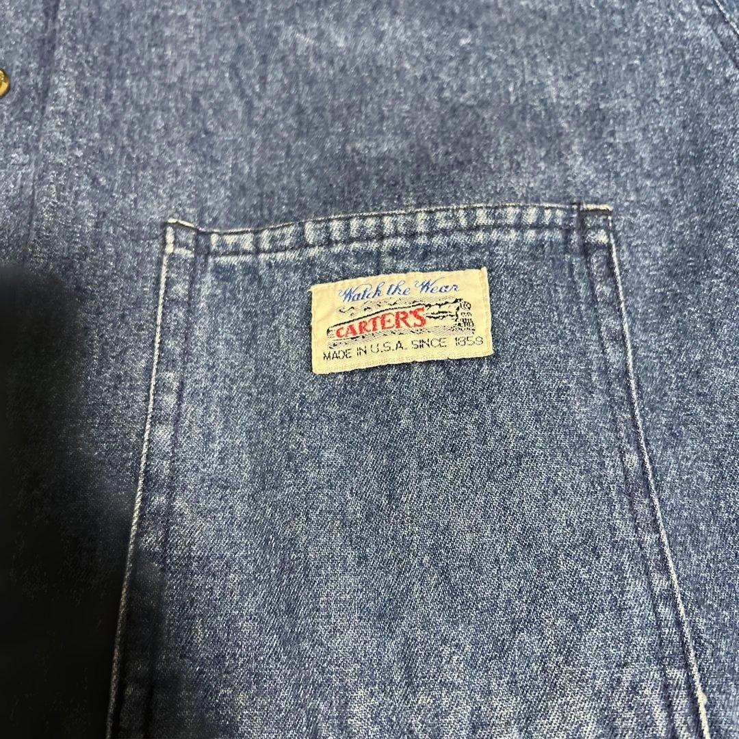カーターズカバーオール Carter's カバーオール ワークウェア 42サイズ