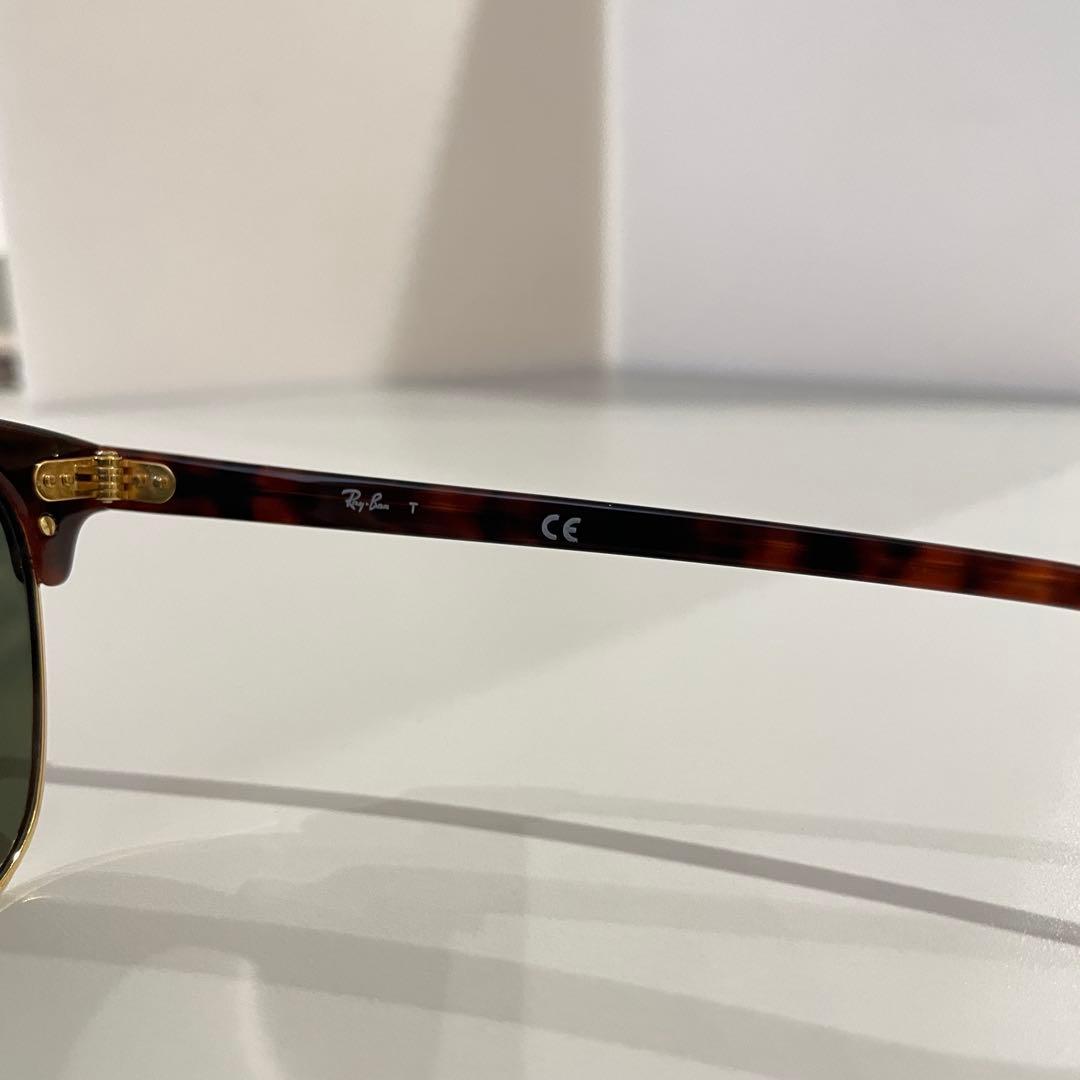 Ray-Banレイバン　クラブマスター サングラス べっ甲 ゴールド 付属品完備