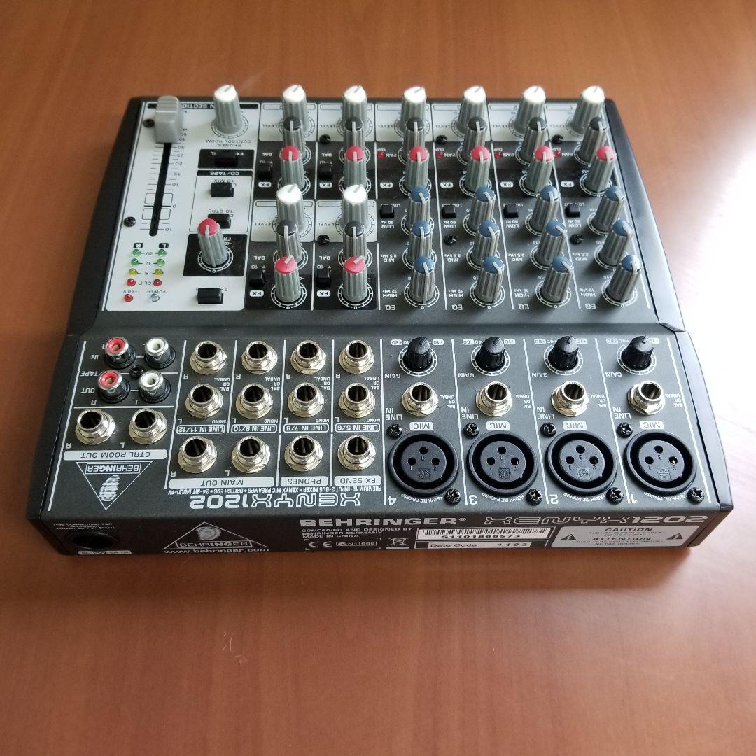【美品】BEHRINGER 12ch アナログ・ミキサー XENYX1202