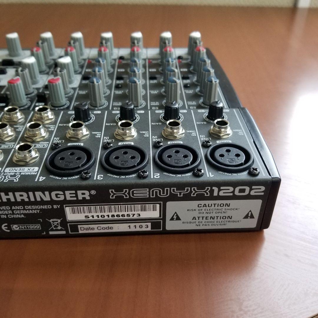 【美品】BEHRINGER 12ch アナログ・ミキサー XENYX1202