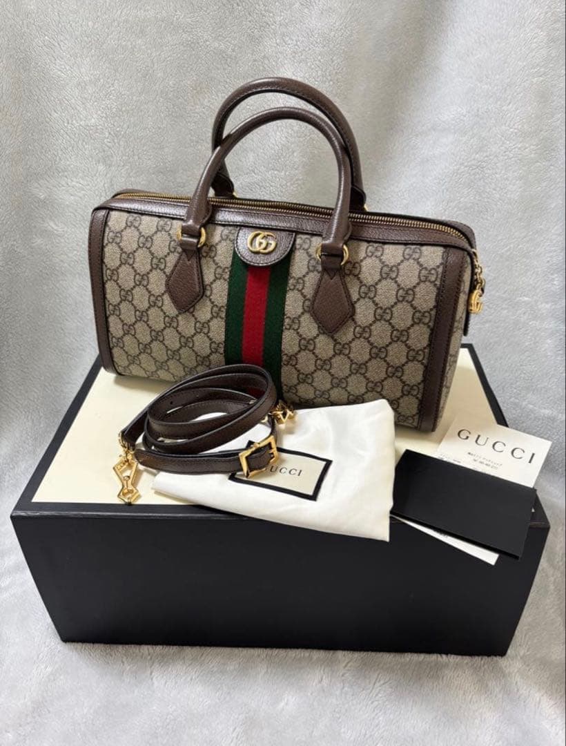 【直営店正規品】GUCCI オフィディア GG ミディアム トップハンドルバッグ