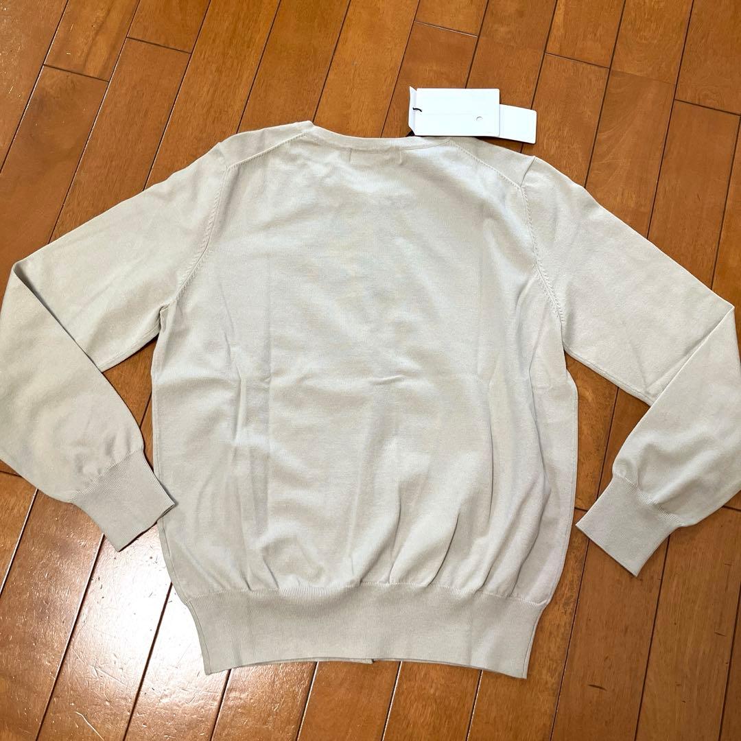 新品、未使用　エムプルミエ　カーディガン　ゴールドボタン　38