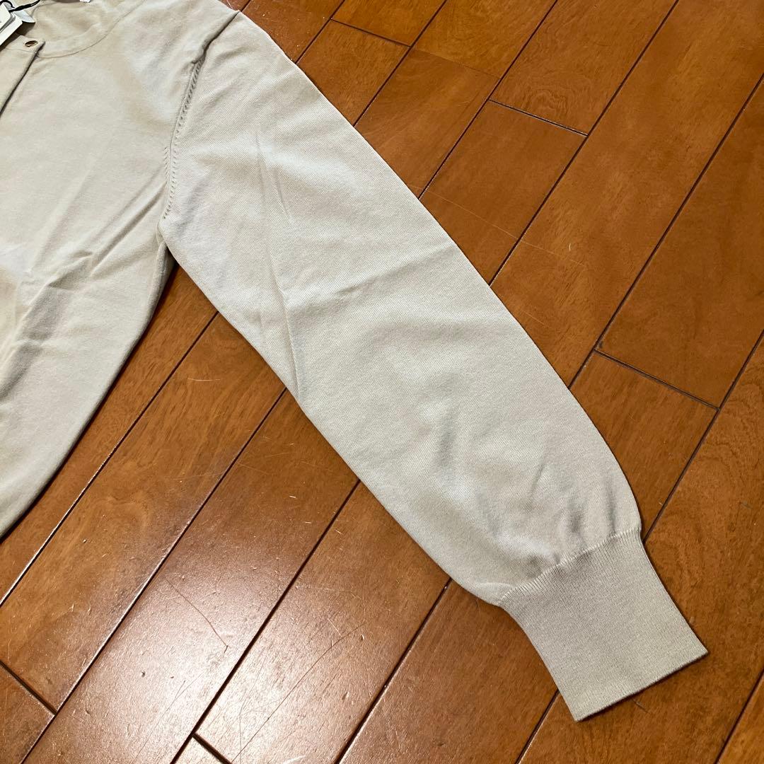 新品、未使用　エムプルミエ　カーディガン　ゴールドボタン　38
