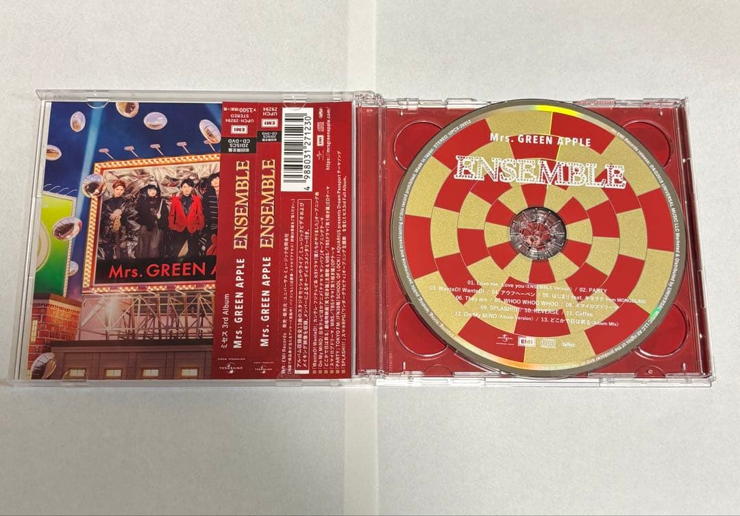 [正規品]Mrs. Green Apple ENSEMBLE 初回限定版