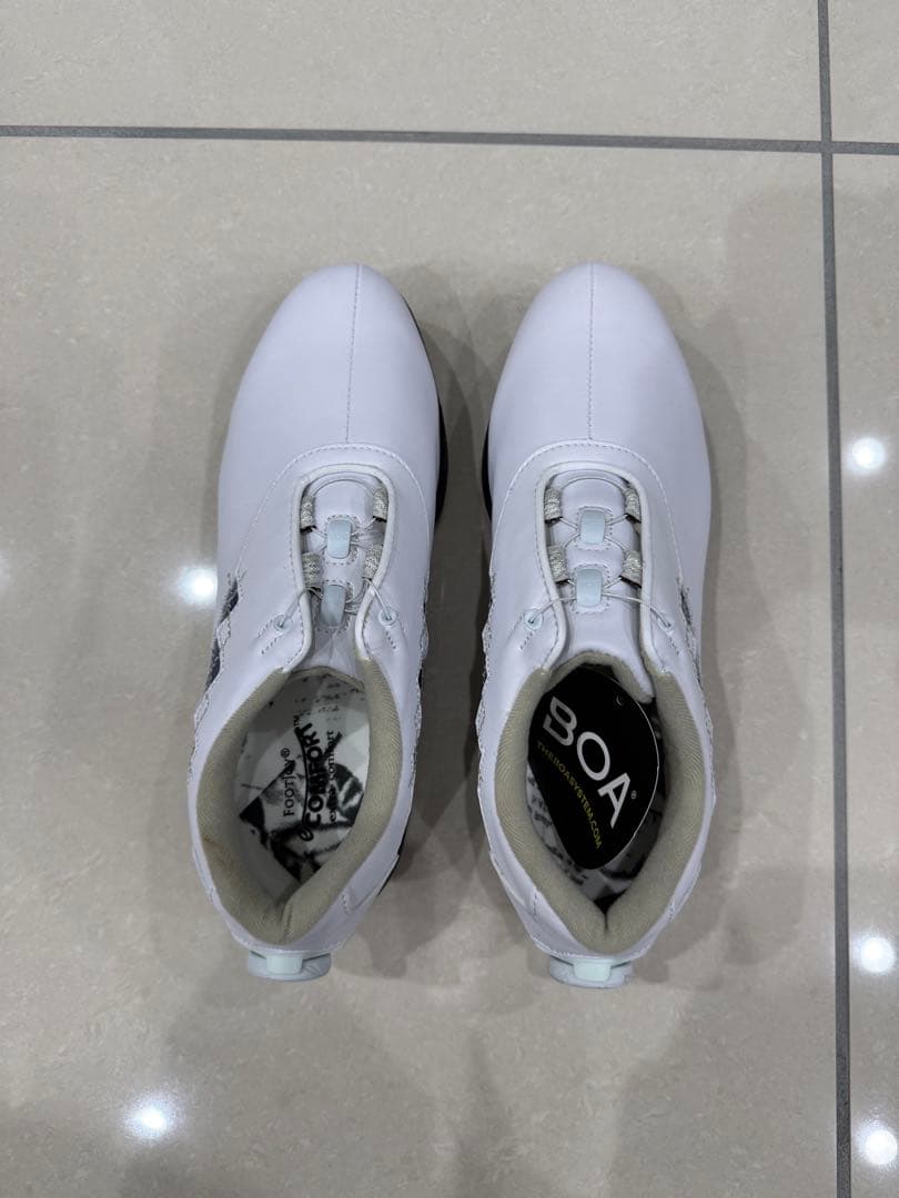 FootJoy ゴルフシューズ 女性用 ホワイト/ブルー24.0cm
