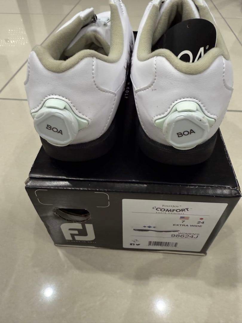 FootJoy ゴルフシューズ 女性用 ホワイト/ブルー24.0cm