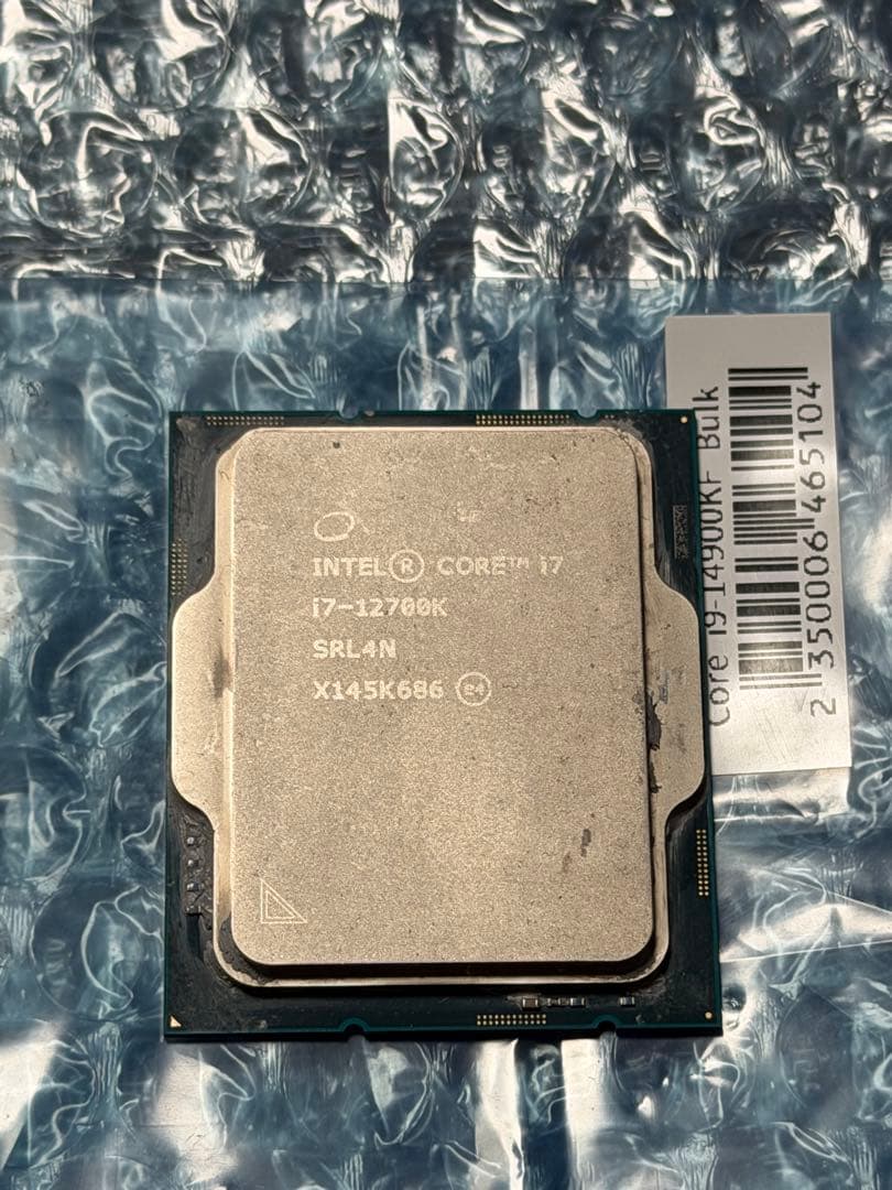 Intel Core i7-12700K (12th Gen)【動作確認済み】