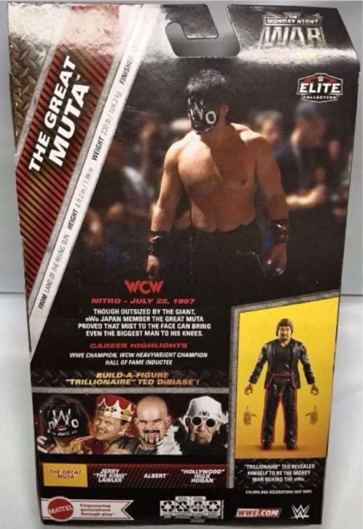 WWE グレートムタ NWO マテル AEW エリート 武藤敬司 フィギュア