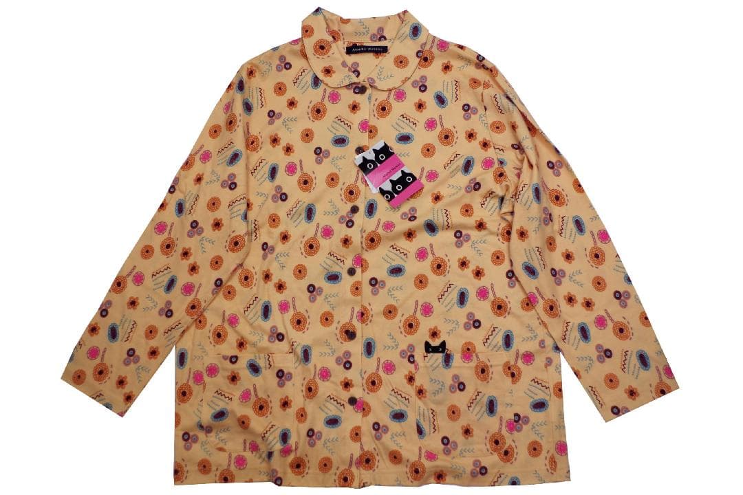 【新品】マタノアツコ/ワコール　タンポポパジャマ（LL)　ひょっこり黒猫